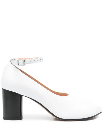 Niccolò Pasqualetti 60mm Obliqua Pumps In White