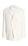 Niccolò Pasqualetti Alfa Crepe Jacket In White