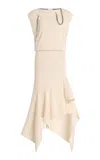 Niccolò Pasqualetti Ancora Knit Cotton Dress In Neutral