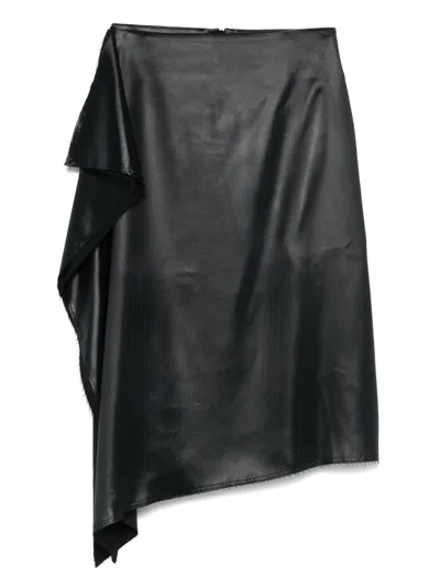 Niccolò Pasqualetti Asymmetric Skirt In Black