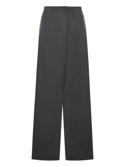 NICCOLÒ PASQUALETTI ASYMMETRIC WOOL TROUSERS