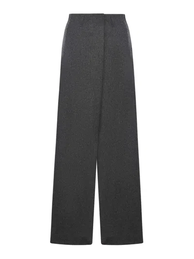 NICCOLÒ PASQUALETTI ASYMMETRIC WOOL TROUSERS