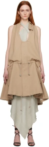 Niccolò Pasqualetti Beige Sacco Vest In Beige