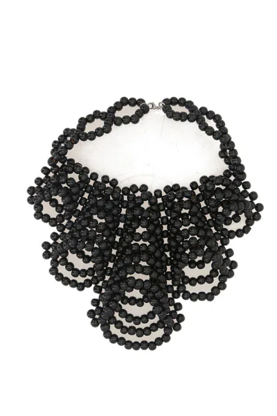 Niccolò Pasqualetti Wooden-bead Necklace In Black