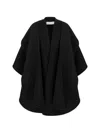 Niccolò Pasqualetti Black Cape In Black
