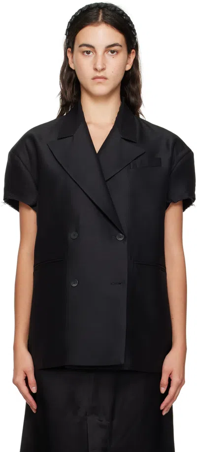 Niccolò Pasqualetti Black Taglio Blazer