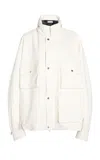 Niccolò Pasqualetti Bomba Leather Jacket In White