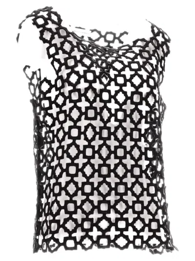 NICCOLÒ PASQUALETTI NICCOLÒ PASQUALETTI CARTA TANK - GEOMETRIC LACE EMBROIDERY