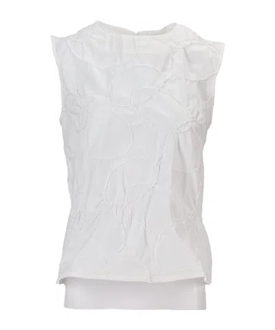 Niccolò Pasqualetti Carta Tank Elastic Hoop Embroidered Tank