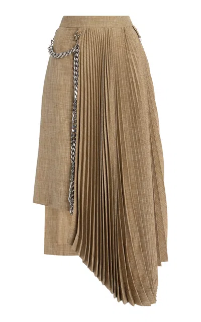 Niccolò Pasqualetti Cavo Tailoring Canvas Skirt In Neutral
