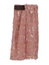 Niccolò Pasqualetti Chimera Sequined Midi Skirt In Pink