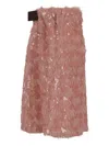 Niccolò Pasqualetti Chimera Sequined Midi Skirt In Pink