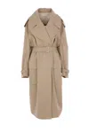 Niccolò Pasqualetti Chain-detail Belted Trench Coat