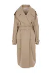 Niccolò Pasqualetti Chain-detail Belted Trench Coat