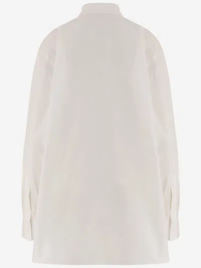 Niccolò Pasqualetti Cotton Bow-tie Collar Shirt In White