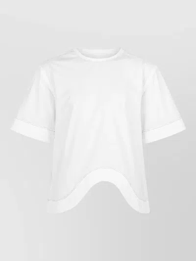 Niccolò Pasqualetti Cotton Poplin T-shirt In White