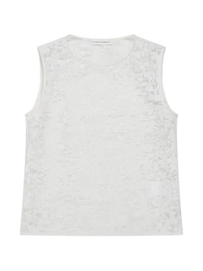 Niccolò Pasqualetti Devoré-effect Sleeveless Top In Multi