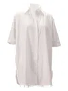 Niccolò Pasqualetti Douglas Frayed Shirt In White