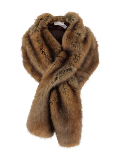 Niccolò Pasqualetti Faux-fur Stole In Brown
