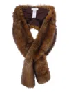 Niccolò Pasqualetti Faux-fur Stole In Brown