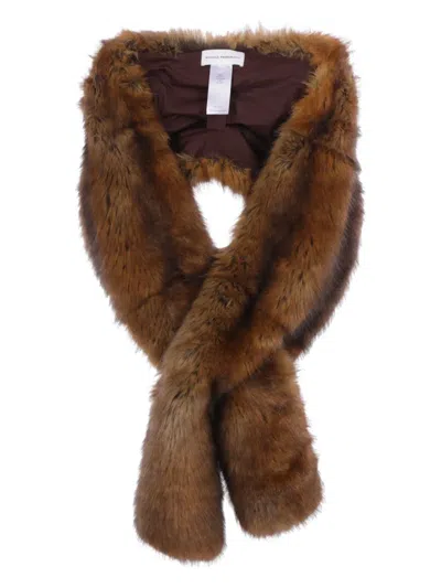 Niccolò Pasqualetti Faux-fur Stole In Brown