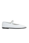 Niccolò Pasqualetti Lea Leather Ballerina Shoes In White