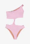 Niccolò Pasqualetti Fluido Cut-out Bikini In Pink