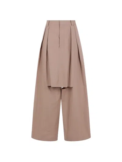 Niccolò Pasqualetti Frayed Trousers In Neutral