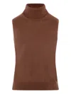 Niccolò Pasqualetti Turtleneck Knitted Sleeveless Top