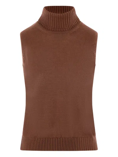 NICCOLÒ PASQUALETTI HIGH-NECK SLEEVELESS TANK TOP