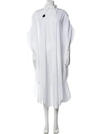 Pre-owned Niccolò Pasqualetti Long Dress In White