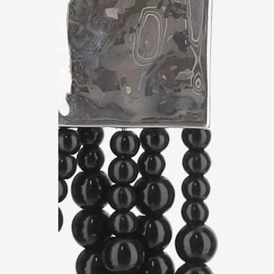 Niccolò Pasqualetti Medusa Earrings In Black