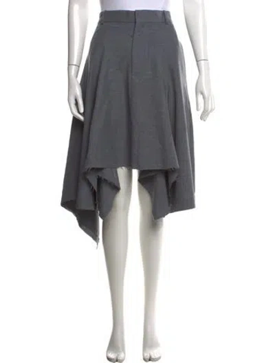 Pre-owned Niccolò Pasqualetti Midi Length Skirt In Grey