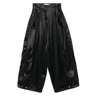 Niccolò Pasqualetti Montage Tapered Trousers In Black