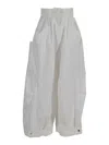 Niccolò Pasqualetti Montage Trousers - Cotton Twill In White