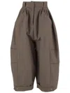 Niccolò Pasqualetti Moon Pant In Brown