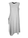 Niccolò Pasqualetti Nota Slip Midi Dress In Gray