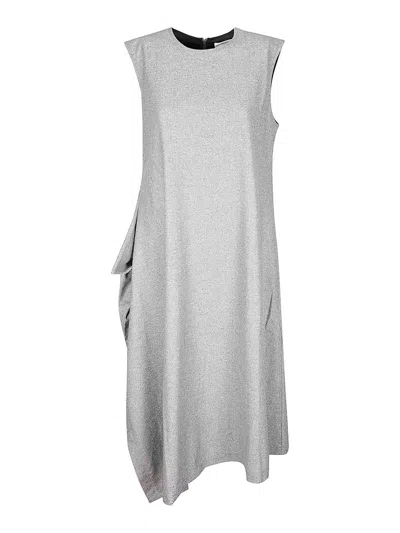 NICCOLÒ PASQUALETTI VESTIDO MIDI - GRIS CLARO