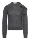 Niccolò Pasqualetti Ruffle-detail Jumpers In Gray