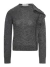 Niccolò Pasqualetti Ruffle-detail Jumpers In Gray