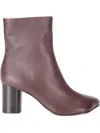 Niccolò Pasqualetti Obliqua Block Heel Boots In Brown