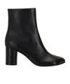 Niccolò Pasqualetti Obliqua Leather Ankle Boots In Black