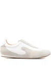 Niccolò Pasqualetti Obliqua Panelled Sneakers In White