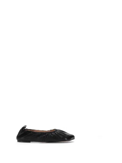 NICCOLÒ PASQUALETTI NICCOLÒ PASQUALETTI OBLIQUA SOFT BALLERINAS - CALFSKIN LEATHER