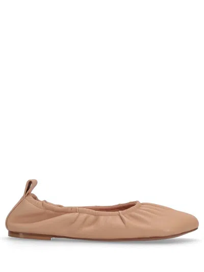 NICCOLÒ PASQUALETTI NICCOLÒ PASQUALETTI OBLIQUA SOFT BALLERINAS - CALFSKIN LEATHER