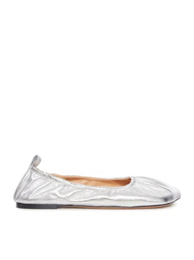 NICCOLÒ PASQUALETTI OBLIQUA SOFT BALLERINAS CALF