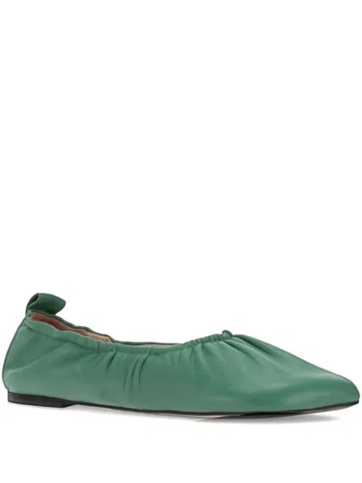 NICCOLÒ PASQUALETTI OBLIQUA SOFT BALLERINAS LEATHER BALLERINAS