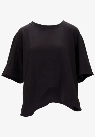 Niccolò Pasqualetti Onda Asymmetric T-shirt In Black