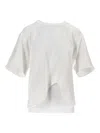 Niccolò Pasqualetti Onda Curved-hem T-shirt In White