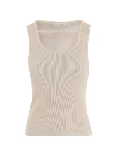 Niccolò Pasqualetti Ribbed-knit Tank Top In White